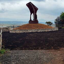 The original pilgrim keeping watch