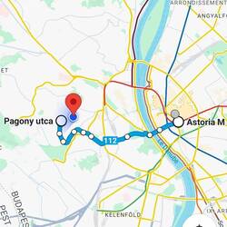XIIe district de Budapest : 20 minutes en bus du centre
