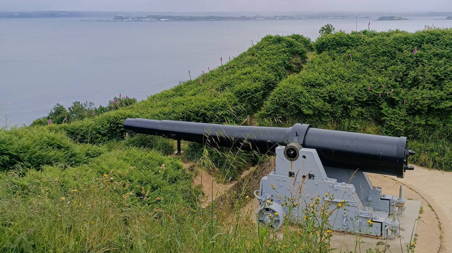 Die letzte Kanone am Pointe des Espagnols