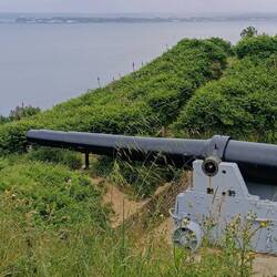 Die letzte Kanone am Pointe des Espagnols