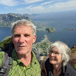 Einem von den beiden sieht man die Anstrengung an