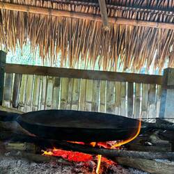 Handgefertigte Lehmpfanne