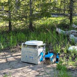 Yes. That's right. We did our business here. You look at a waterfall when you sit there!