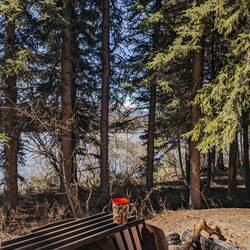 Morgenkaffee am Kappan Lake