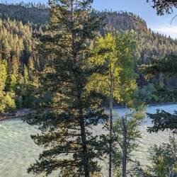 Angekommen am Stellplatz. Der River Walk war die perfekte Gassi Runde