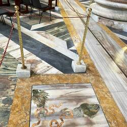 Meridian line with Pisces star sign represented