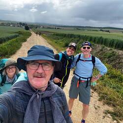 Joined by Paula (Brazilian from Atlanta) and Jean Paul from New Brunswick who was RUNNING all way