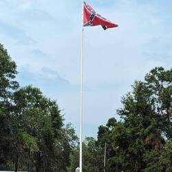 Saw two original pride flags (Southern)...1st in IL, 2nd in FL (memorial of some kind)