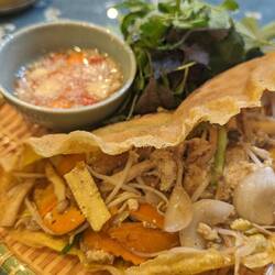 Not my favourite Vietnamese pancake of the trip, 6/10