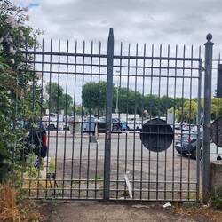 The gate I climbed over