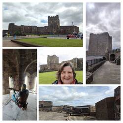 Carrickfergus Castle ... mit Burgfräulein