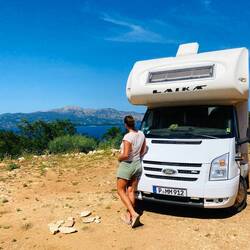Blick auf Korfu 🚐☺️