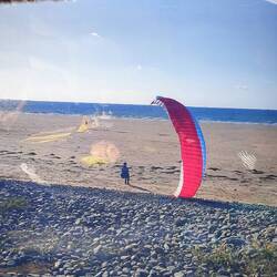 Unser Campernachbar ist gerade gelandet 🤭