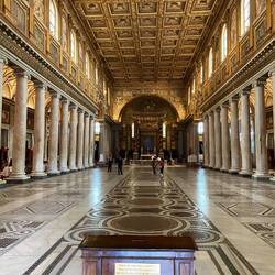 Inside the Papal Basilica of Saint Mary Major