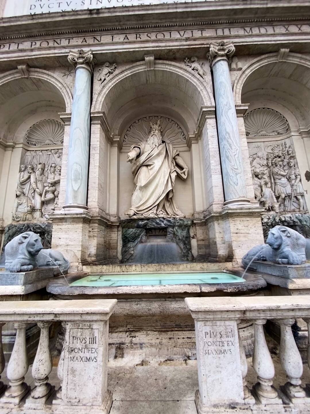 Fountain of Moses near our hotel