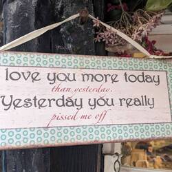 This sign spoke to us