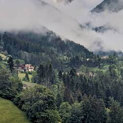 My only view of a limestone peak