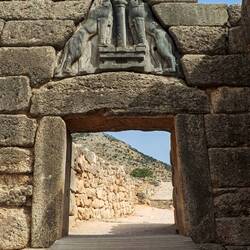 Porte des lionnes, Site archéologique de Mycènes