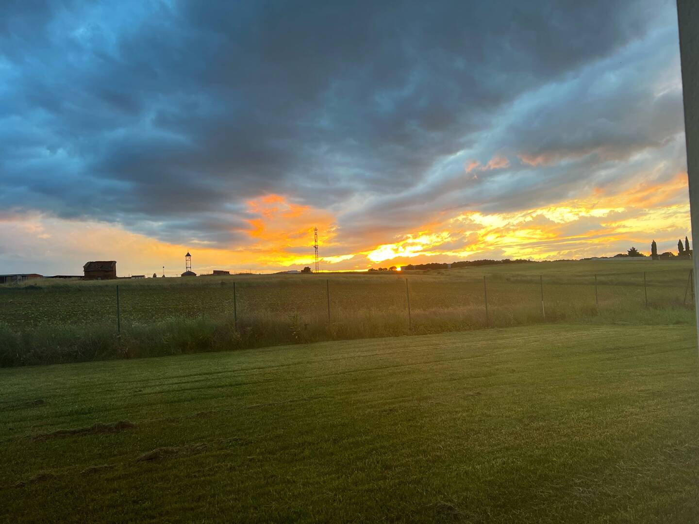 Sunset after the thunderstorm