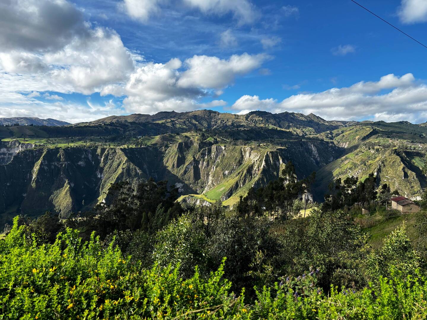 Ausblick auf dem Weg zum Startpunkt