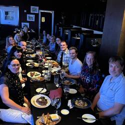 A last dinner with everyone