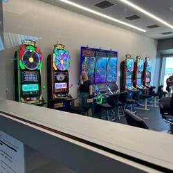 At the airport... Sure