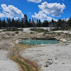 West Thumb Geyser Basin Trail