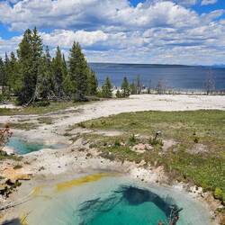 West Thumb Geyser Basin Trail