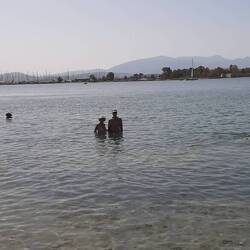 Preveza "curative" beach opposite the marina