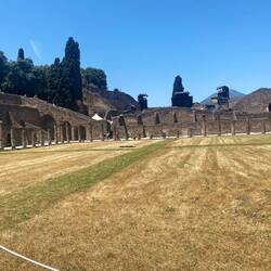 Pompeii, gladiator training arena