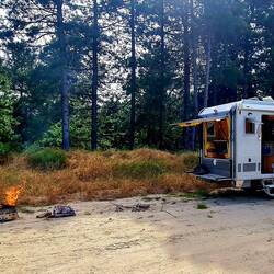 Lagerfeuer im Agtago