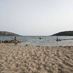 The beach we swam at