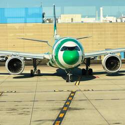 Mit Condor im grünen Ringeldesign