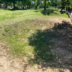 Some of the mass graves that have been excavated