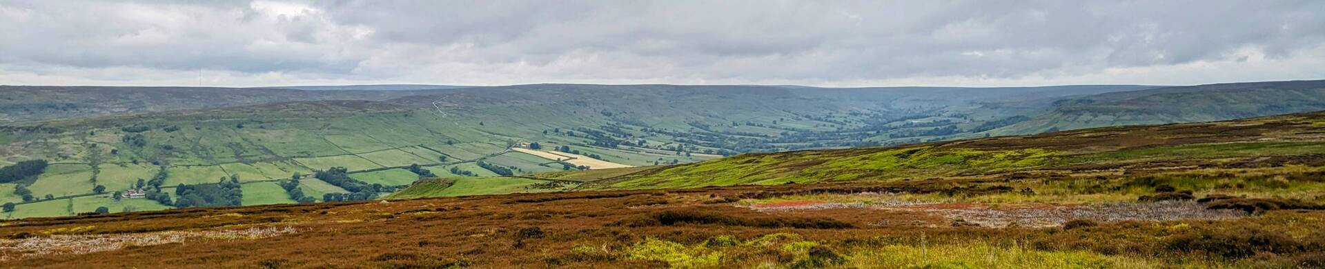 Looking out over the North York Moors