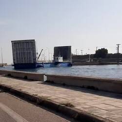 swivel Bridge at Lefkada