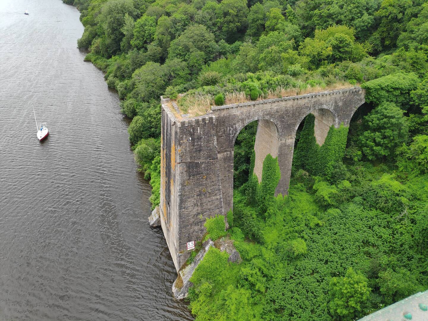Blick auf die Lost Bridge