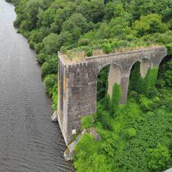 Blick auf die Lost Bridge