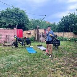 Bei Igor und Sascha im Garten