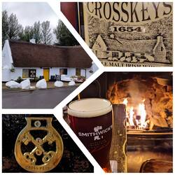Zauberhafter Abschluss im Crosskeys Inn.