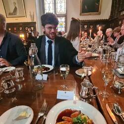 High table dinner at Merton college