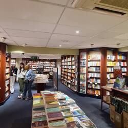 Blackwells bookstore. Like a tardis bookshop