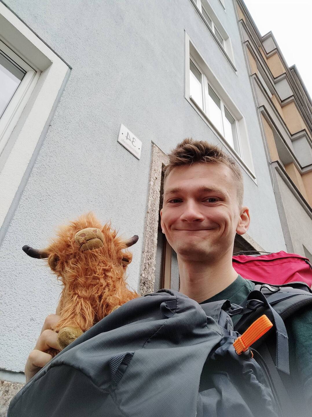 Die Nervosität steht mir ins Gesicht geschrieben 😂