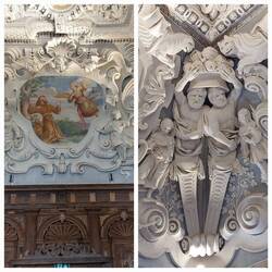 Pazaislis Monastery; Baroque carvings in the church