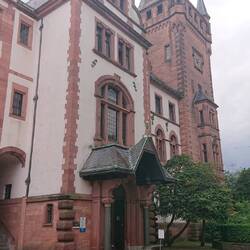 The town hall (Rathaus) formerly the Palace.