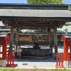 Ein Schrein am Rande des Parks :)