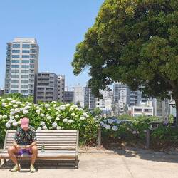 Am Rande eines kleinen botanischen Gartens :)