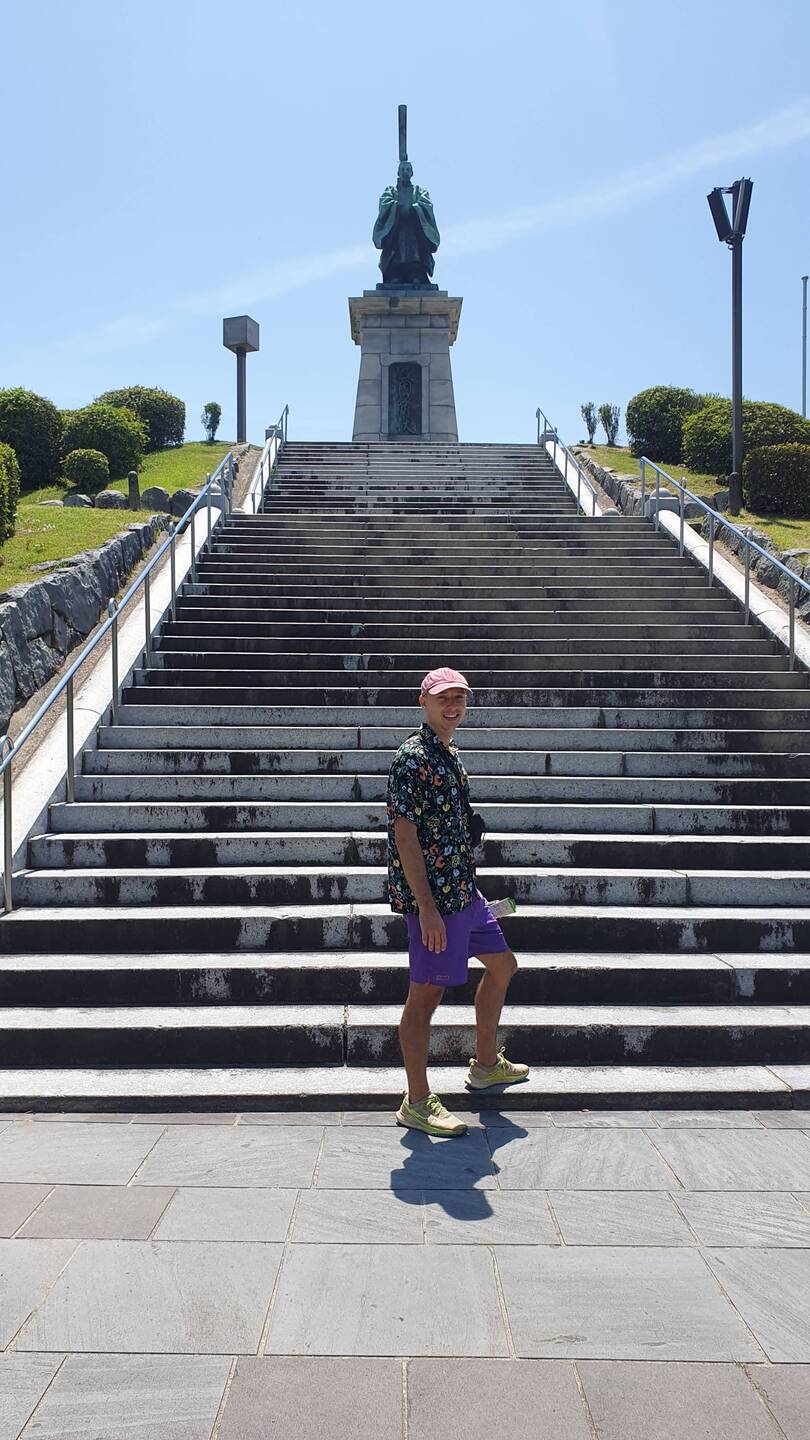 Aufgang zum Kaiser Kameyama.