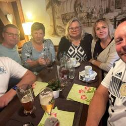 Treffen mit Freunden.