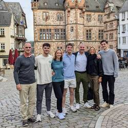 Dinner with Moritz's family!